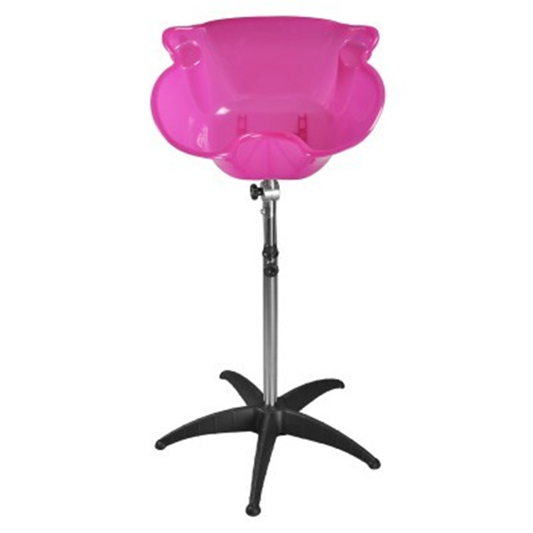 Lavacabezas portátil con soporte móvil para peluquería