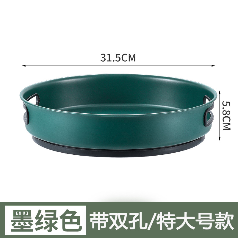 Bandeja giratoria de cocina, estante de especias de acero inoxidable, estante de condimentos de encimera multifuncional, almacenamiento de cosméticos transfronterizo