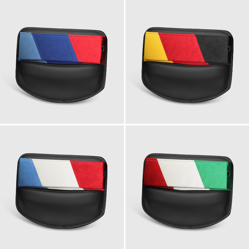 Car Seat Gap Storage Box Alcantara Suede Leather Gap Storage Organizer Anti-Leakage Storage Accessory Car Seat Gap Storage Box Alcantara Suede Leather Gap Storage Organizer Anti-Leakage Storage Accessory