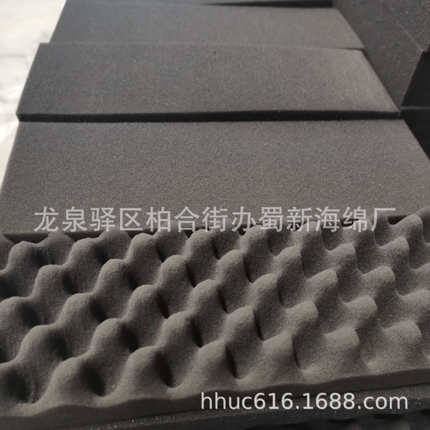 高密度抗震鸡蛋棉/铝箱上盖防撞波浪绵/聚氨酯缓冲减震凹凸海绵