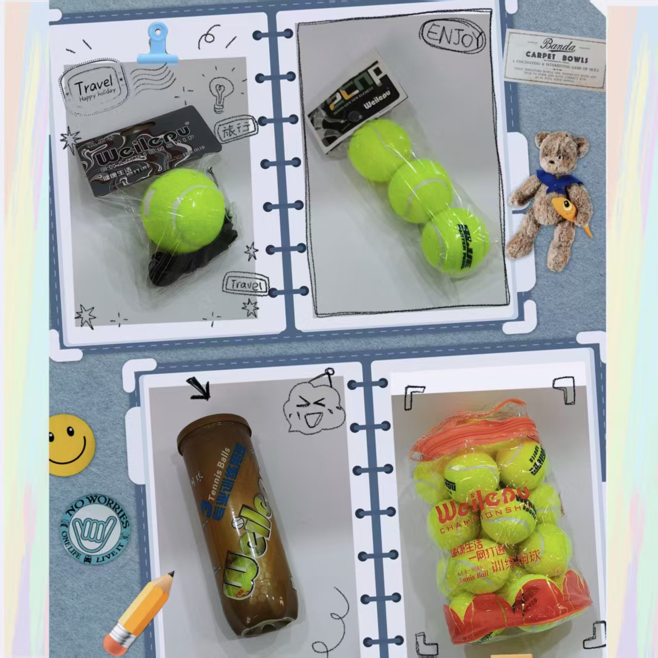 Willip Tenis entrenamiento del club mayorista bola de juego profesional en stock negociable