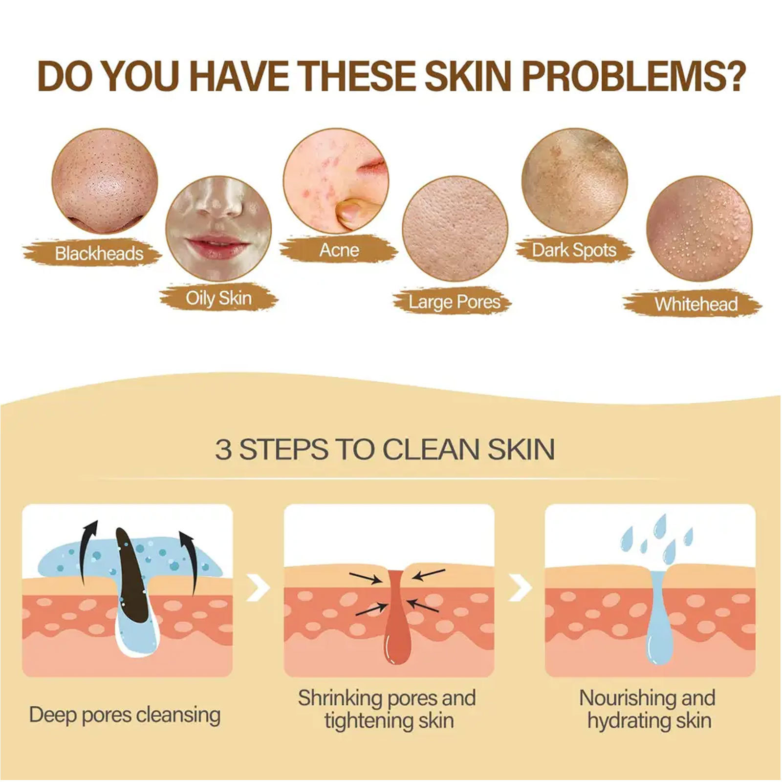 Detergente ialuronico BUPY schiuma Detergente viso Struccante Pulizia Controllo olio Mousse idratante_voghion.com