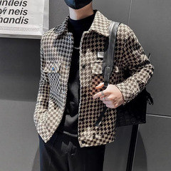 2025新款夹克男休闲痞帅男装上衣韩版潮流春秋季褂子潮牌秋装夹克