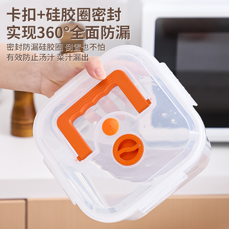 Caja de almacenamiento a prueba de fugas de gran capacidad con cubierta para refrigerador doméstico para huevos, frutas y alimentos