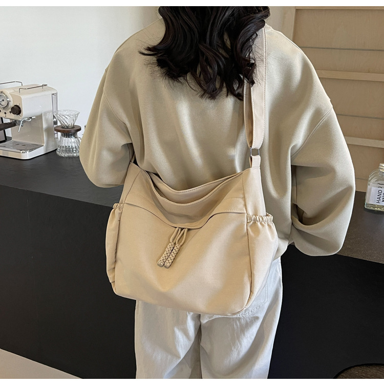 Schoudertas voor dames, grote canvas tote tas voor onderweg_voghion.com