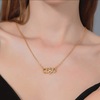 Fashionable golden diamond pendant heart shaped, necklace, jewelry, wish, Amazon, European style