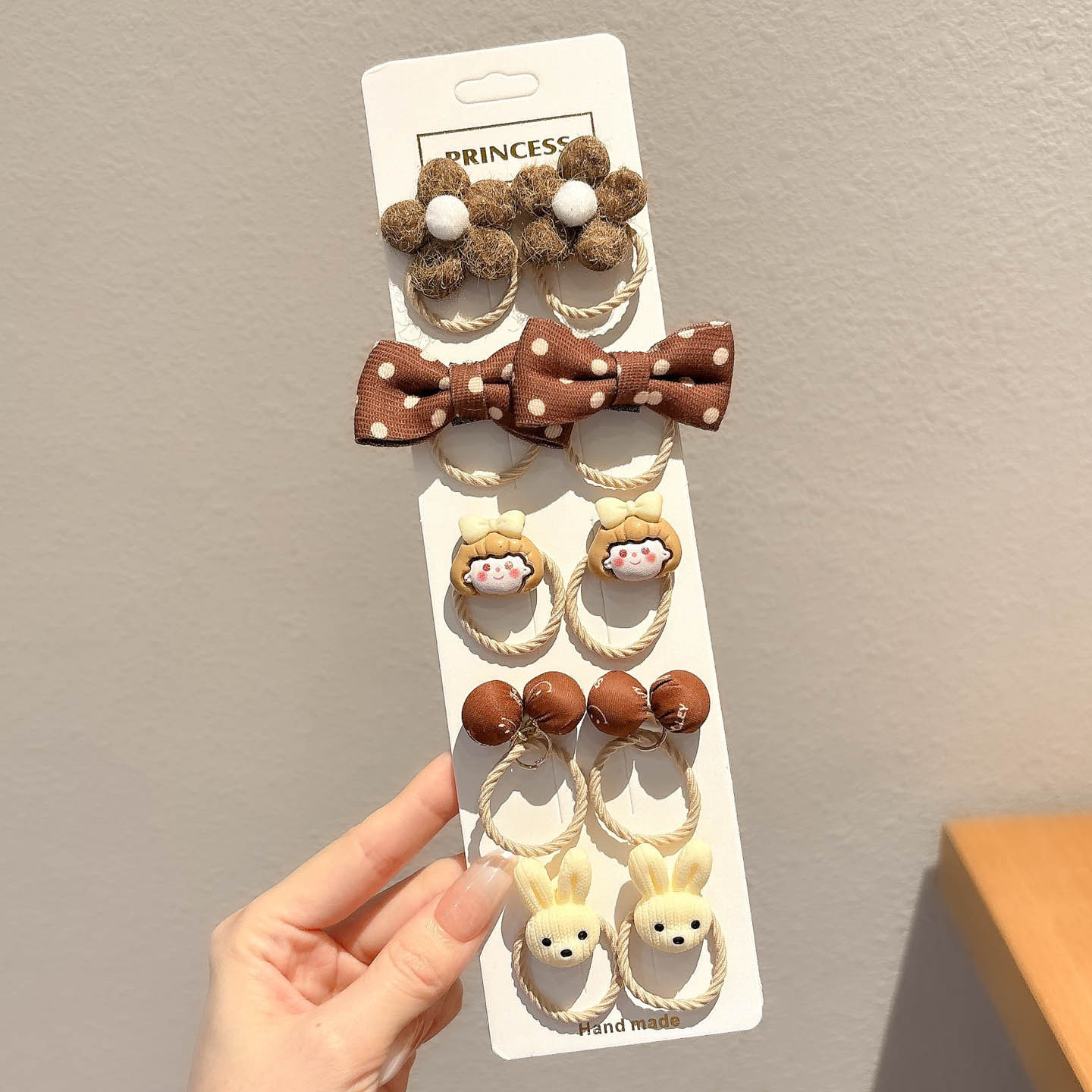 Baby pequeño pulgar anillo de cabello para niñas no lastimas correa de cabello para niños cuerda de cabello de alta elasticidad para niños