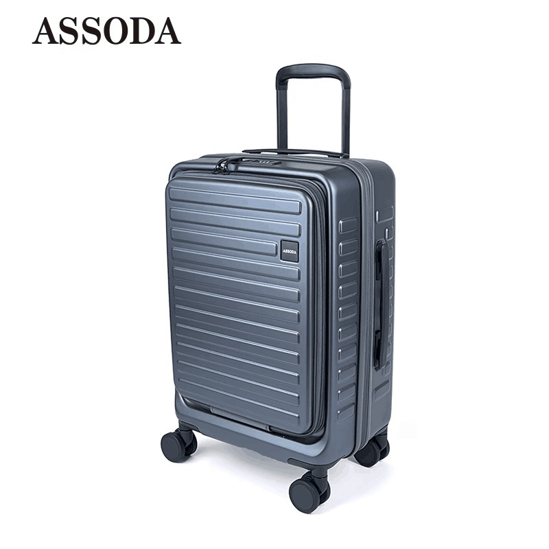 High-Quality, Thickened, New Style Travel Suitcase with Front Opening, Can Be Used as a Seat, Trendy Luggage with Front Access High-Quality, Thickened, New Style Travel Suitcase with Front Opening, Can Be Used as a Seat, Trendy Luggage with Front Access