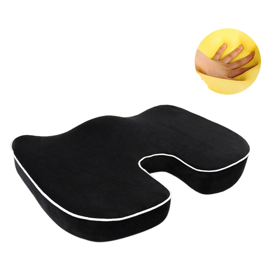 Cojín de espuma viscoelástica de rebote lento más vendido de Amazon, cojín para silla de oficina, cojín para asiento de coche