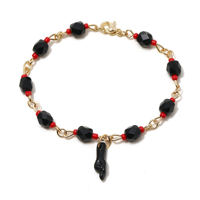 Etsy Children's Titanium Steel Anklet with Real Gold Plating, Stainless Steel Bracelet with Small Hand Chain, Black Crystal Bracelet Etsy Children's Titanium Steel Anklet with Real Gold Plating, Stainless Steel Bracelet with Small Hand Chain, Black Crystal Bracelet