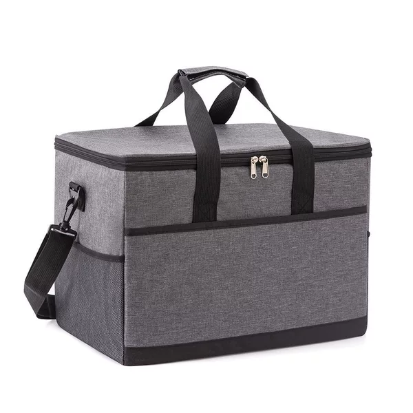 Cross-Border New Portable Ice Pack for Picnic and Camping, Thickened Thermal Insulation Box, Large Capacity Thermal Insulation Aluminum Foil Cooler Bag, Picnic Bag