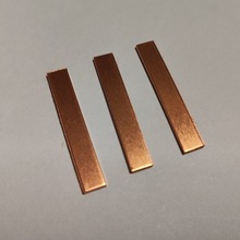 纯铜片T2紫铜方片5*10 10*80长方形红铜片小铜片t2紫铜圆片方块
