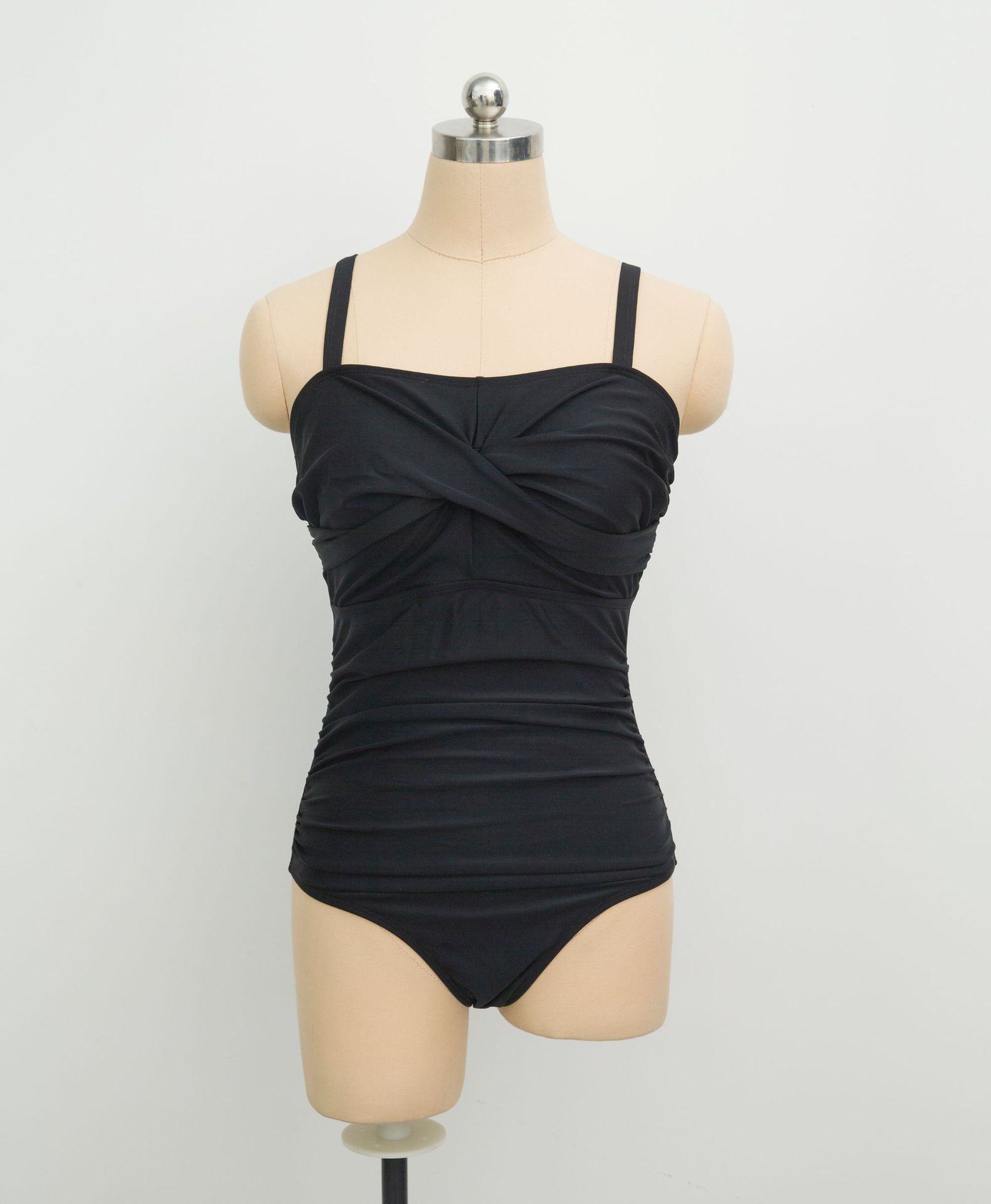 Fashion Conservative Onesie Women's Swimsuit With Ruffles Tummy Control Slimming Effect Style Panties_ecoleips.com