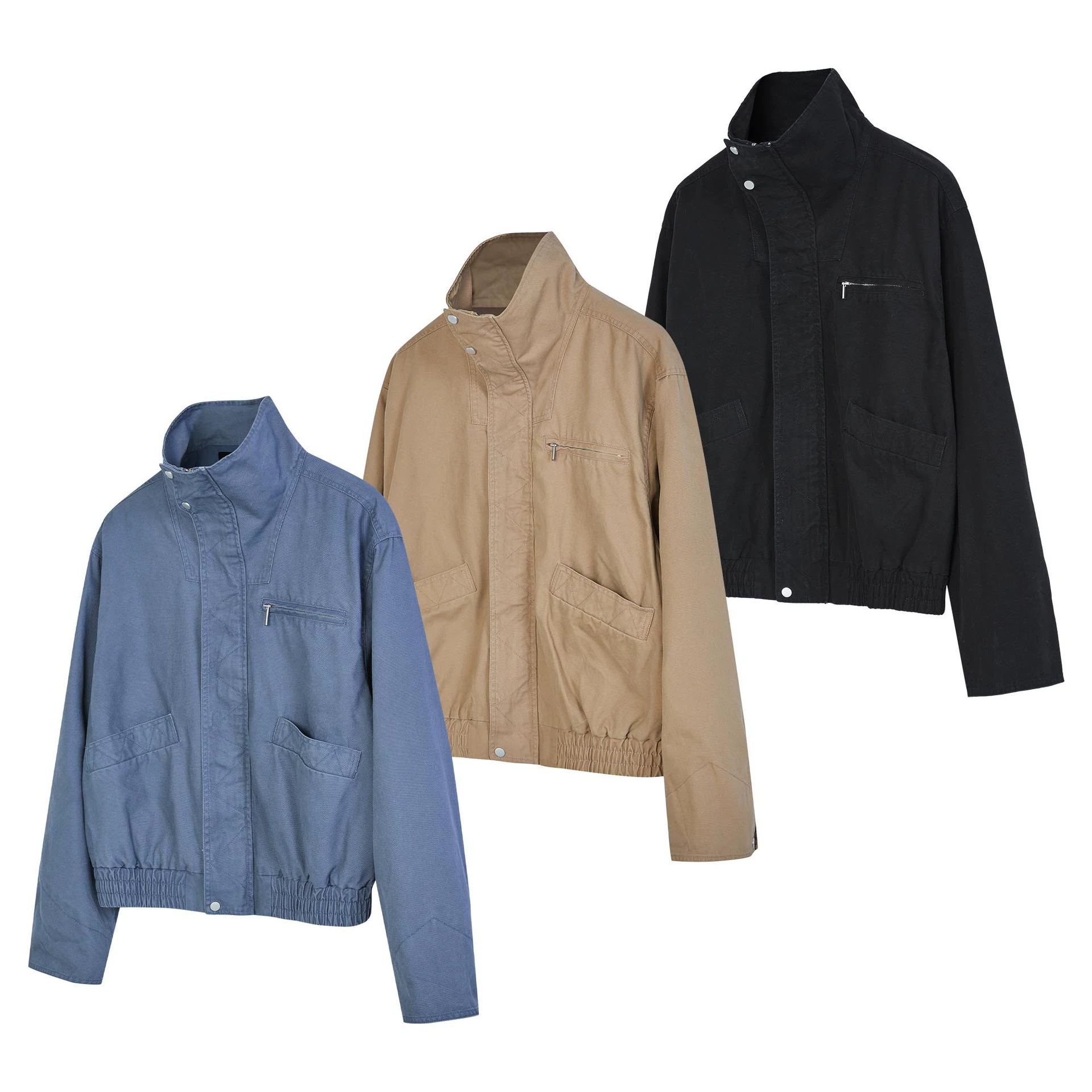 MADEEXTREME французский синий мойка старая американская ретро весна Harlington boxy куртка мужская одежда