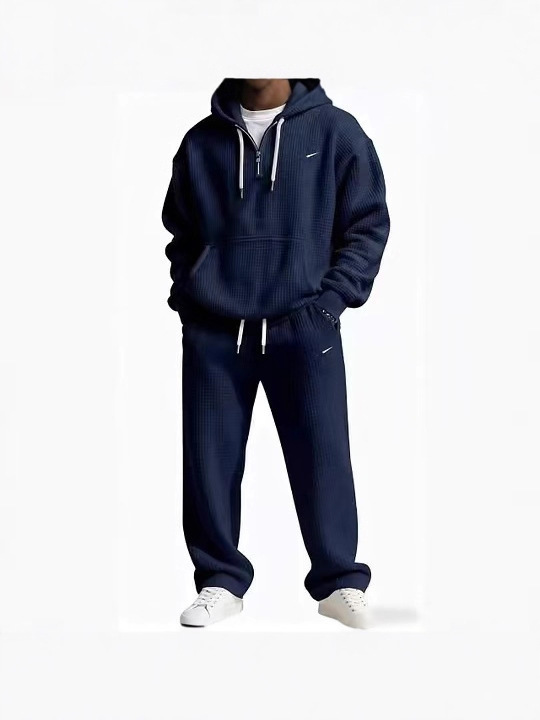 Cross-Border Amazon Hot-Selling Autumn and Winter Innovative Hooded Sweatshirt and Sweatpants Set with Embroidery Casual Sports Suit for Men Cross-Border Amazon Hot-Selling Autumn and Winter Innovative Hooded Sweatshirt and Sweatpants Set with Embroidery Casual Sports Suit for Men