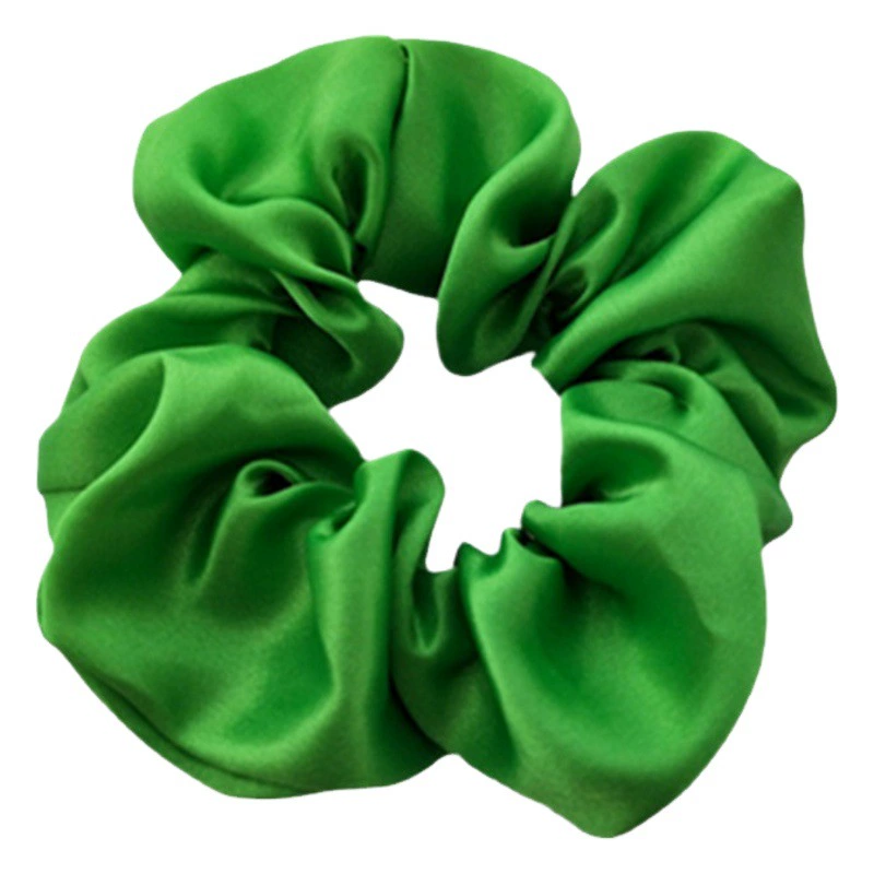 Женская атласная резинка для волос из атласной ткани Amazon, высококачественная резинка для волос в виде пучка.