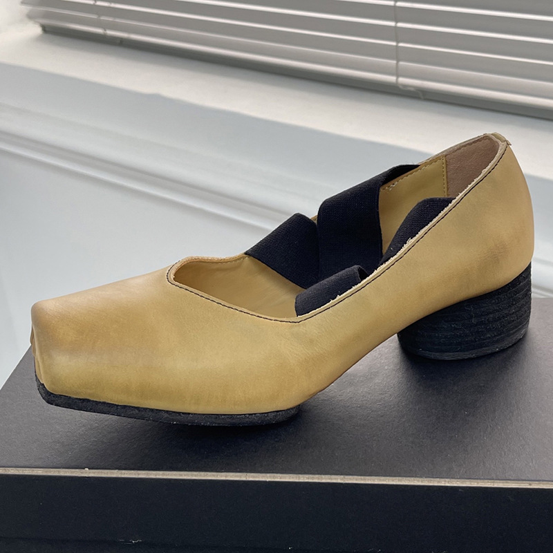 Medium Heel Olive Green [Higher Version]