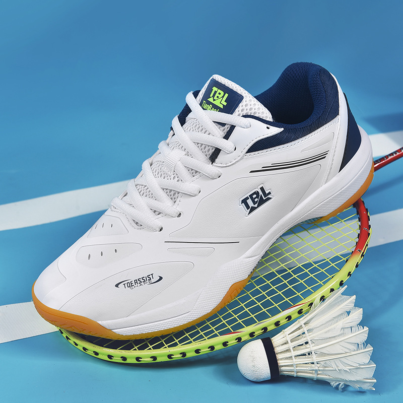Nuevos zapatos de bádminton profesionales, zapatos de tenis para hombres y mujeres, entrenamiento de tenis de mesa, zapatos de corrida de carbono transpirables
