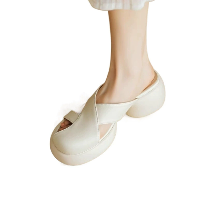 Summer slide platform, high slippers