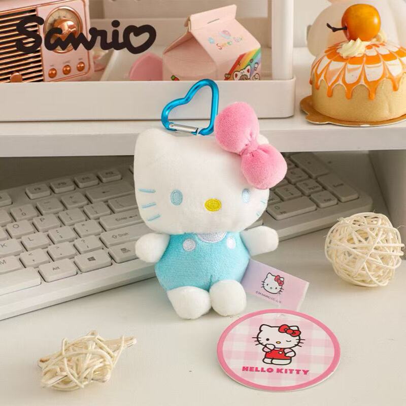 正版HelloKitty毛绒公仔可爱包包挂件汽车钥匙扣挂饰玩偶女友礼物|undefined