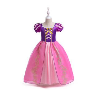 European and American cross-border foreign trade exclusive children's dress girls' Sleeping Beauty princess dress cosplay role-playing clothing