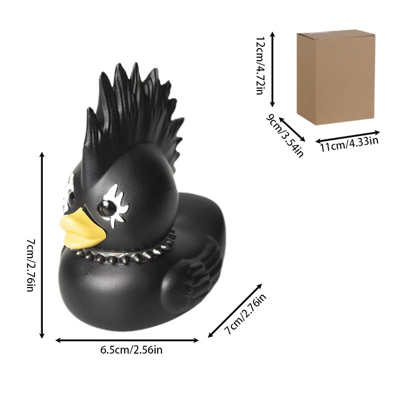 Duckieville Duck Satan Duck Punk Duck Death Rock Duck Valentina Duck Duck Gótico Girl