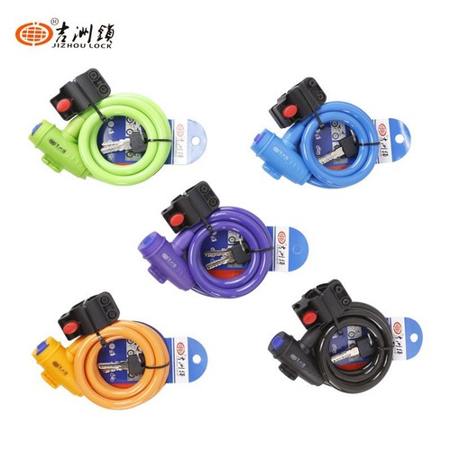 Bicycle lock, single bike lock, password lock, anti-theft key lock, road and mountain bike steel cable wire lock, electric bicycle chain lock