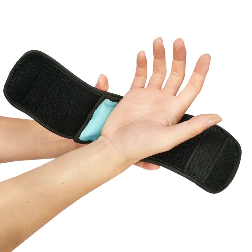 Gel Cold Compress Wrist Brace, Sports Fitness Brace, Pressurized Wrist Joint Brace, Multi-Functional Ice and Heat Sensation Wristband Wrist Brace