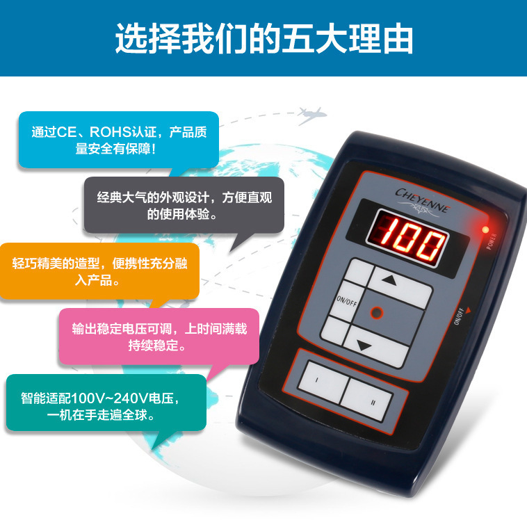 Máquina de tatuaje de bordado de dragón fuente de alimentación profesional LCD digital fuente de alimentación del interruptor de pie regulador de voltaje conjunto completo de equipos de tatuaje