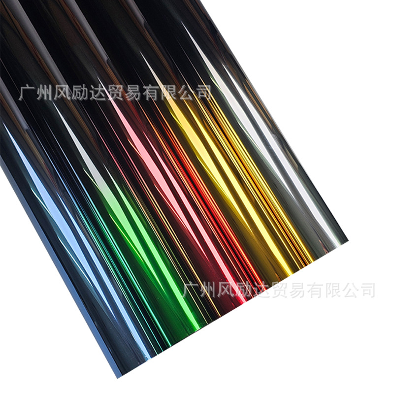 Cross-Border Supply of Two-Color Gradient Car Solar Film, Heat-Insulating Sunscreen Film, Explosion-Proof and Anti-Peeping Car Window Sunshade Film, Contrasting Color Film