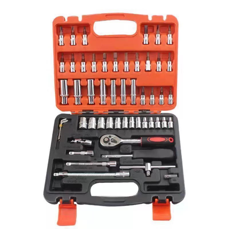 Tools set, wrench for repair, 53 pieces
