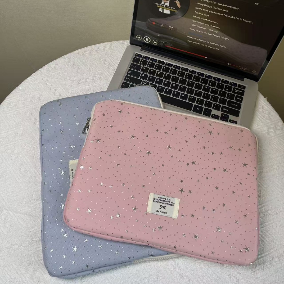 Laptop bag 14inch New Korean star iPad bag storage 11inch Inner sleeve bag high aesthetic crossbody bag