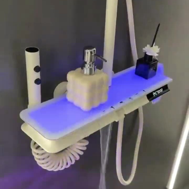 Brass Shower Shower suit Split Simple Bath Bathroom Mixing Valve Bath Gun Grey Hotel Bathtub Faucet