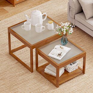 Coffee Table for Living Room, Tea Table, Small Apartment Sofa Side Cabinet, Bedroom Bedside Table, Rental House, Modern and Simple