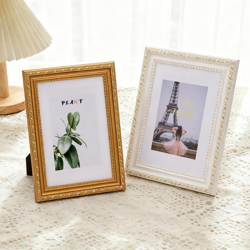 Scandinavian Retro 6inch Photo Frame Empty Frame Classical Gold Ornaments 7810inch A4 Photo Wall Hanging Framed Table Picture Frame Scandinavian Retro 6inch Photo Frame Empty Frame Classical Gold Ornaments 7810inch A4 Photo Wall Hanging Framed Table Picture Frame