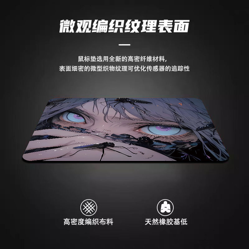 カスタマイズされたアニメーション汚れに強いeスポーツ特大マウスパッド、厚みのある滑り止めゴム底コンピュータデスクパッド、インターネットカフェゲームホーム|undefined