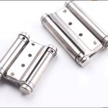 欧式软闭合滚珠轴承铰链优质不锈钢双开双向弹簧铰链厨房门