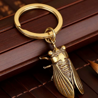【老师推荐】金蝉吉祥物金榜题名黄铜钥匙扣挂件学生高中考小礼品