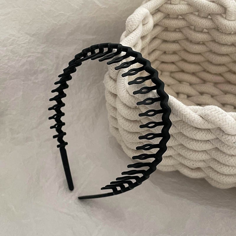 Diadema superior de cráneo alto Diadema de fragancia pequeña negra de alta calidad Diadema de estilo perla coreana arco simple cueva para el cabello accesorios para el cabello femenino