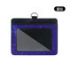 Multimediya və saxlama aksesuarları | Small Card Slots, Compact Leather - transverse-card-bag-blue-diamond