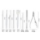 Cross-Border Pedicure Knife Set, High-End Leather Case, Stainless Steel Dead Skin Callus Removal, Foot Scraper, Eagle Beak Nail Groove Pedicure Tool