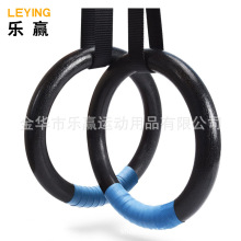 ABS体操吊环引体向上带可调节运动体育健身用于俯卧撑可选择手胶