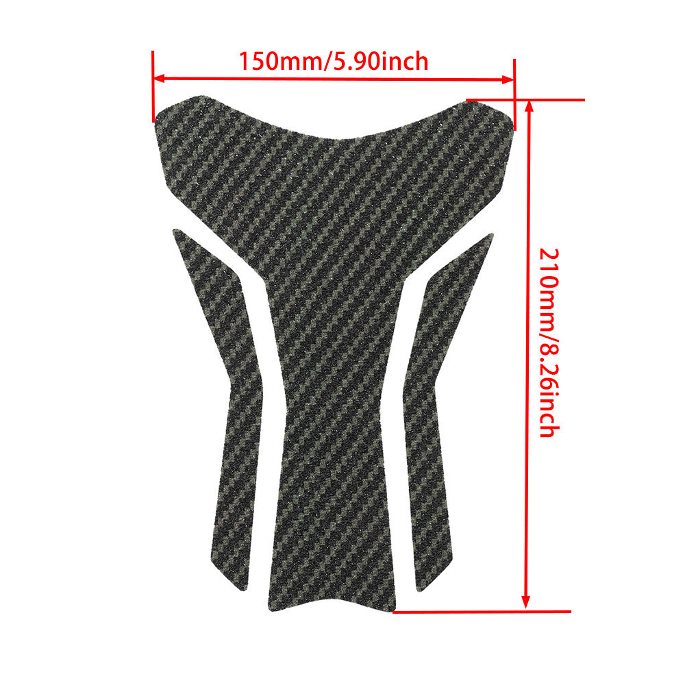 Adecuado para Suzuki GSX250R Pegatina de hueso de pescado Pegatina de tapa de tanque de combustible modificada Pegatina de protección reflectante Pegatina de cuerpo de fibra de carbono