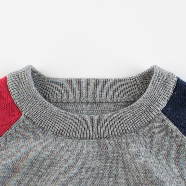 autumn children's knitted sweater for boys