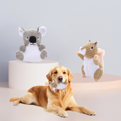 ペット用品 Amazon 人気のぬいぐるみ かじる かわいいコアラの形 噛みつきにくいインタラクティブ犬用おもちゃ