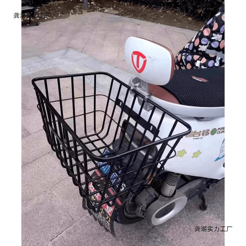 踏板车防水加粗车筐电动车自行车后置单车篮电瓶车篓配件防水学生|undefined