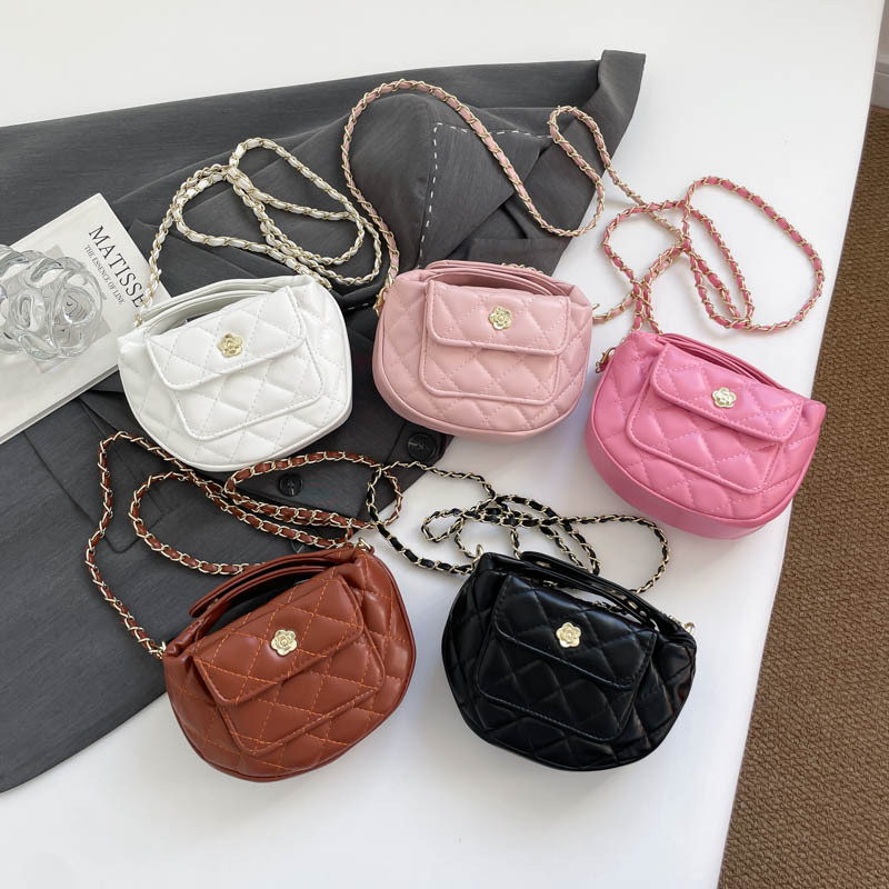 Pequeño viento de fragancia personalidad de diamante pu bolso de mano de mujer otoño 2026 nuevo estilo versátil bolso de hombro de mujer