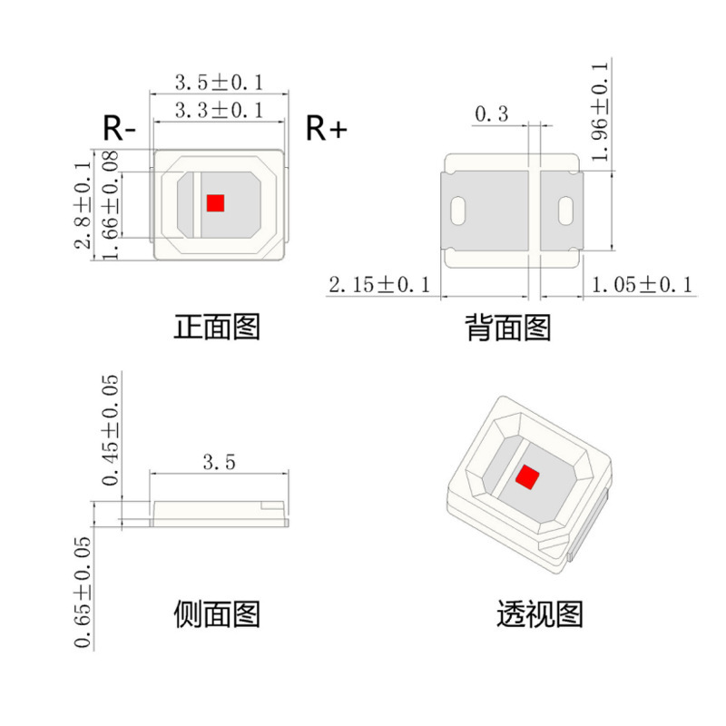 ��������2835ҽ������led����1064nm���������ǵ���������Ƭ