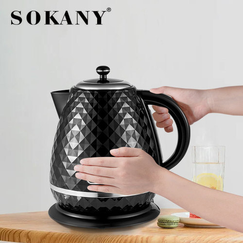 Cross-border foreign trade SOKANY1032 kettle household fast boiling water automatic power off 1.7L hot water kettle European regulations clear installation