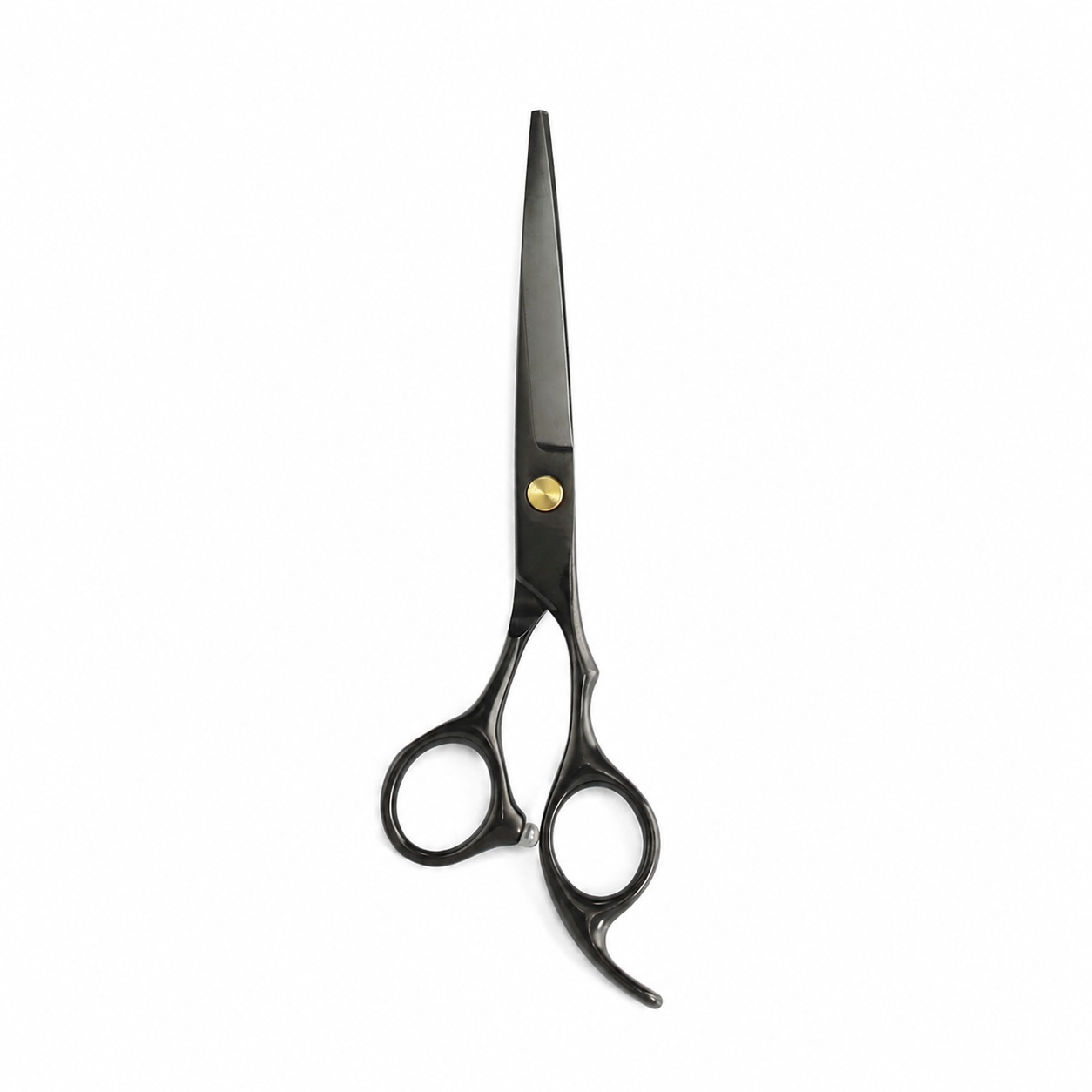 Juego de Tijeras de Peluquería de Acero Inoxidable Cromado con Apertura de 180 Grados para Salón de Belleza